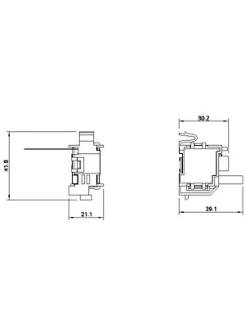 Siemens Auxiliary Switch – ACC- Accessory for 3VJ9 IEC Framesize 3VJ10 125A ( 3VJ9018-0AN11) - Image 3